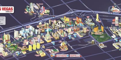 地図Las Vegas Casino