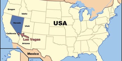 ンター、ネバダ大学ラスベガス校と米地図