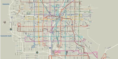 ラスベガスのバス路線図