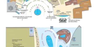 ラスベガスアリア地図