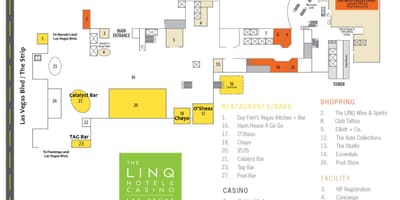 地図のLinqラスベガス