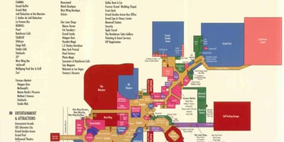 地図のMGMグランドラスベガス